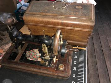 Machine à coudre Singer portable à Manivelle, Enlèvement ou Envoi, Utilisé, Machine à coudre, Singer