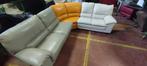 LEREN HOEKLOUNGE, Huis en Inrichting, Zetels | Zetels, Ophalen, MODERNE STYLE ITALIEN, Overige maten, Hoekbank