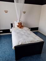 Heel mooi antraciet eenpersoonsbed 90x200. Perfecte staat!!, Huis en Inrichting, Ophalen
