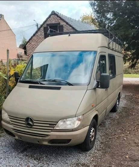 Mercedes Sprinter 308 CDI - 2002 - L2H2 - 220k km's, Auto's, Mercedes-Benz, Particulier, Trekhaak, Diesel, Handgeschakeld, Achterwielaandrijving
