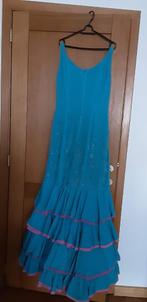 flamenco-jurk, Maat 38/40 (M), Autre, Blauw, Nieuw