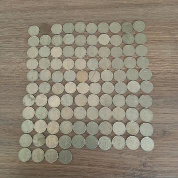 104 muntjes van 1 Belgische frank