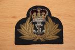 GB kenteken voor officier Kepi „Royal Navy”, Verzamelen, Verzenden, Marine, Embleem of Badge