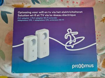 Wifi versterket PLC adapter Proximus beschikbaar voor biedingen