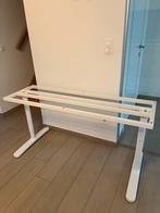 BEKANT Bureau d'angle gauche assis/debout, plaqué chêne blanchi/blanc,  160x110 cm - IKEA