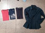 3 t shirts en 1 overhemd xl, Kleding | Heren, T-shirts, Ophalen of Verzenden, Gedragen