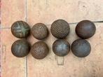 8 boules de pétanque Lyonnaises, antiques, Enlèvement