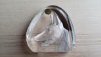 Hondekop Paperweight Art Vintag Christal d'Arques France, Antiek en Kunst, Ophalen of Verzenden