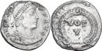 Romeinse Rijk AR Siliqua - Valens (364-378 AD), Verzenden, Italië, Losse munt, Zilver
