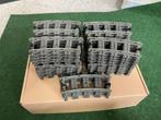 Legotrein 9V trein rails gebogen nr 2861, 43x (Zemst), Ophalen, Gebruikt, Losse stenen, Lego
