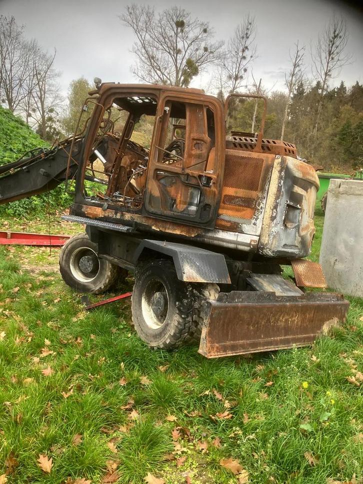 Hidromek 140 bandenkraan voor onderdelen., Zakelijke goederen, Landbouw | Werktuigen, Ophalen
