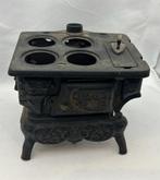 Vintage Mini Cresent gietijzeren verkoper van kookfornuis, Antiek en Kunst, Ophalen of Verzenden