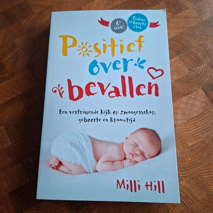 Milli Hill - Positief over bevallen, Boeken, Zwangerschap en Opvoeding, Zo goed als nieuw, Ophalen