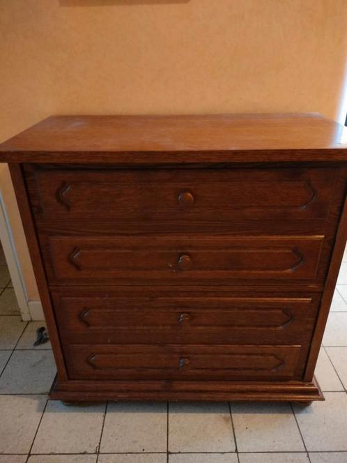 Eikenhouten meubelset, Huis en Inrichting, Woonaccessoires | Overige, Gebruikt, Ophalen
