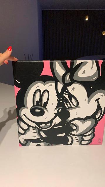 Canvas Minnie & Micky Mouse