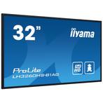 Ecran mural 32" LED Full HD - 16:9, Ophalen, HDMI, Iiyama, Full HD
