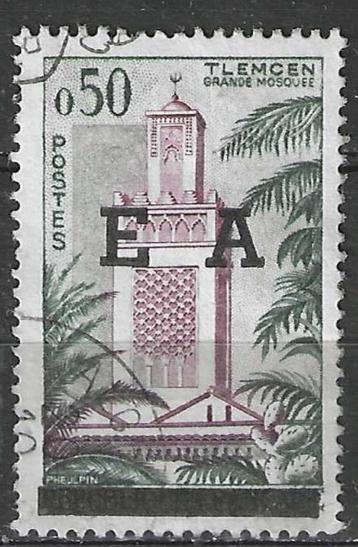 Algerije 1962 - Yvert 362 - Opdruk E.A. - 50 c. (ST) beschikbaar voor biedingen