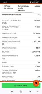 Cloueur Pneumatique Paslode, Ophalen, Zo goed als nieuw