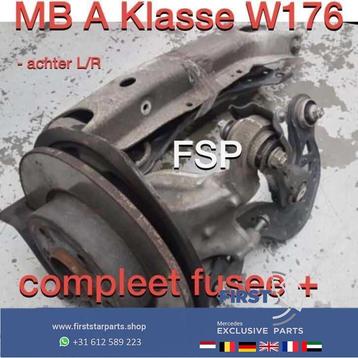 W176 fusee + draagarmen links rechts achter Mercedes AKlasse beschikbaar voor biedingen