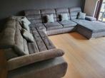 Hoek zetel 6 personen, grijs.360 x 280 x 95, Huis en Inrichting, Ophalen, Zo goed als nieuw