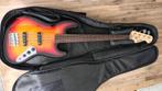 Harley Benton JB-40FL fretloze basgitaar, Muziek en Instrumenten, Ophalen, Zo goed als nieuw, Elektrisch, Fretloos