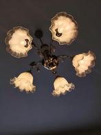 Lampe de salon 5 branches avec feuilles en forme de cœur, Huis en Inrichting, Ophalen