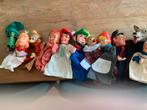 Poppen voor poppenkast ! Met nog mooie stoffen kleedjes!, Ophalen, Gebruikt, Beeldje of Poppetje