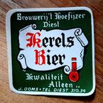 bieretiket Kerelsbier - Brij 't Hoefijzer  Ooms Diest, Ophalen of Verzenden