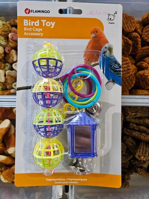 Parkieten Speelgoed Set - Ring Bal Lantaarn - 3 Stuks - Meer, Dieren en Toebehoren, Vogels | Hokken en Kooien, Nieuw, Ophalen of Verzenden