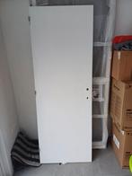 schilderdeur opgevuld. Geschilderd in wit, Doe-het-zelf en Bouw, Ophalen, Gebruikt, Minder dan 80 cm, Binnendeur