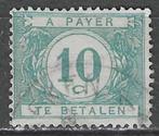 Belgie 1922 - OBP 33TX - Takszegel 10 c. (ST), Verzenden, Gestempeld, Gestempeld
