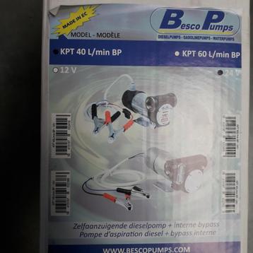 Dieselpomp 12 volt   40 l per min. beschikbaar voor biedingen