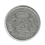Belgique, 5 Francs 1868., Zilver, Ophalen of Verzenden, Losse munt, Zilver