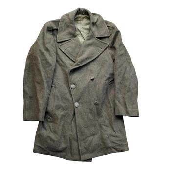 WWII US Wool Overcoat Named beschikbaar voor biedingen