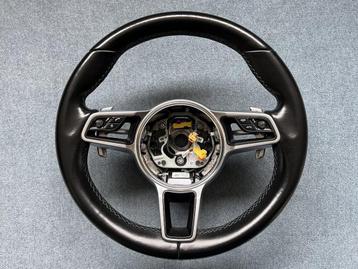 Porsche Macan 95B zwart leder stuur stuurwiel sportstuur PDK beschikbaar voor biedingen