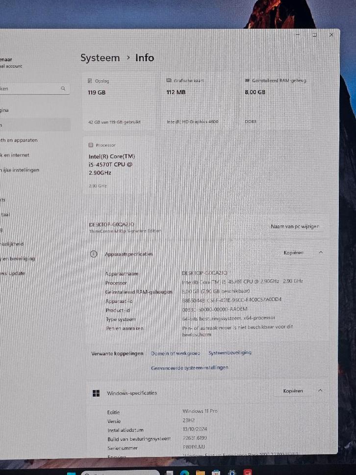 Lenovo mini PC's (Core i5), Computers en Software, Desktop Pc's, Gebruikt, 2 tot 3 Ghz, HDD, SSD, 8 GB, Ophalen