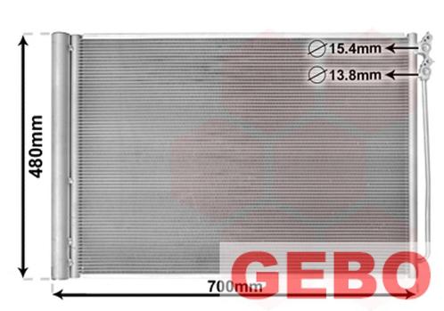 BMW F10/F11 2010 T/M 2017 Condensor met Droger 530d / 535d 6, Auto-onderdelen, Motor en Toebehoren, BMW, Nieuw, 6 maanden garantie