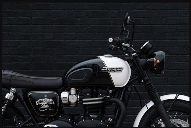 Triumph Bonneville T120 Zwart - DGR Limited Edition 100%nieu, Motoren, Motoren | Triumph, Particulier, Overig, meer dan 35 kW