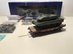 WAGON + TANK LEOPARD 2A - SPAANSE LEGER - ROCO MINITANKS, Gelijkstroom, Verzenden, Roco, Nieuw