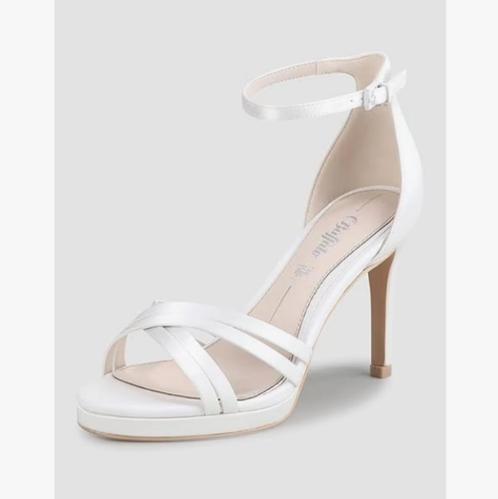 Buffalo - Xenia wit - maat 39, Kleding | Dames, Schoenen, Nieuw, Sandalen of Muiltjes, Wit, Verzenden