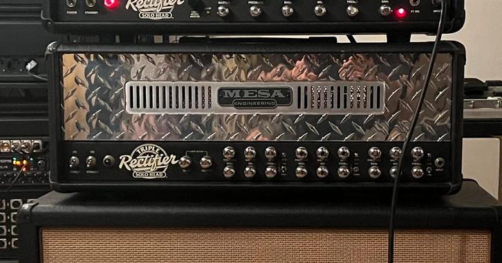 Mesa Boogie Triple Rectifier Solo Head 150W - 3 channel, Muziek en Instrumenten, Versterkers | Bas en Gitaar, Gebruikt, Gitaar