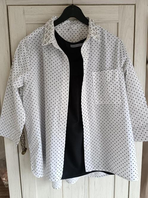 Dames blouse maat 44 JBC met topje Soaked, Kleding | Dames, Blouses en Tunieken, Maat 42/44 (L), Zwart, Ophalen of Verzenden