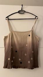 Esprit degrade topje met versiering, Kleding | Dames, Topjes, Beige, Maat 46/48 (XL) of groter, Ophalen of Verzenden, Zonder mouw