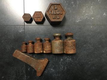 (retro)gewichten weegschaal (in grammes) beschikbaar voor biedingen