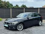 BMW 116D bj 2019 99000 km's navi leder zetelverw, 5 places, Cuir, Série 1, Noir