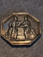 France, Banque De France, zilver token, mooi patina.., Ophalen of Verzenden, Zilver