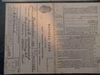 Carte médicale militaria pension nationale de santé Kent 194, Envoi