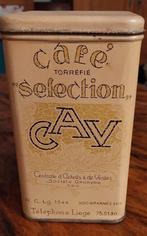 oude gebrande koffiebox „Selection” van het merk „CA”, Verzamelen, Blikken, Ophalen of Verzenden, Koffie