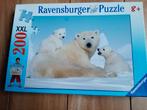 Ravensburger puzzel met ijsberen 200 stukjes, Kinderen en Baby's, Speelgoed | Kinderpuzzels, Ophalen, Zo goed als nieuw