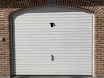 2 massieve houten poorten, Ophalen, Gebruikt, 120 cm of meer, Garagedeur